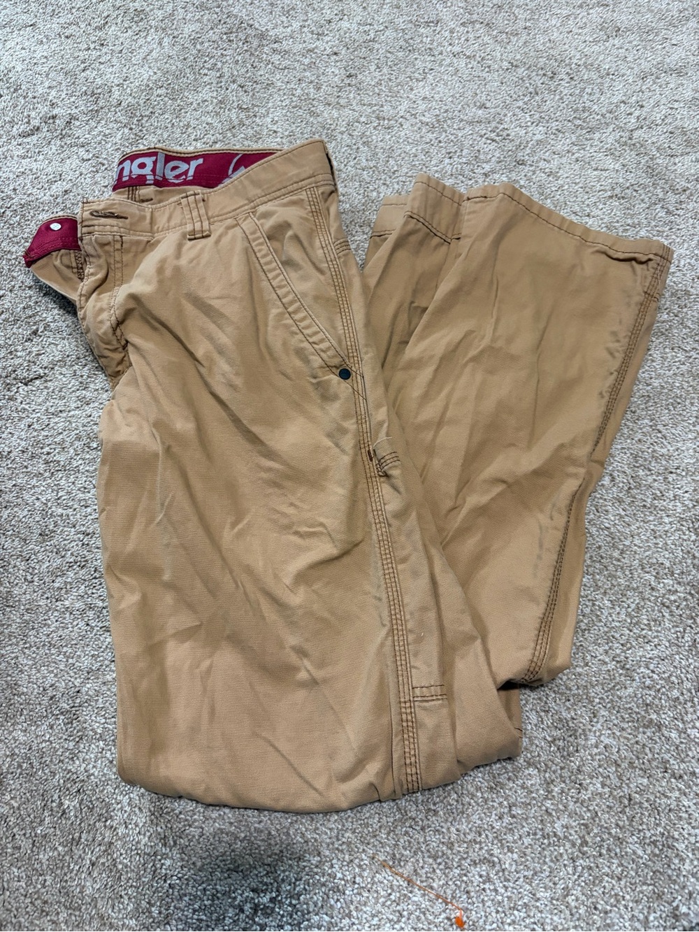 Carhartt Men's Khaki/Tan Work Chinos